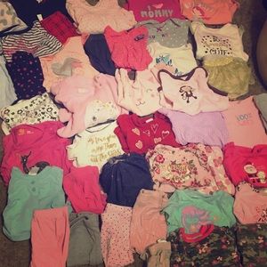 Baby clothes , some 3 to 6 , 6 to 9 , & 12 months